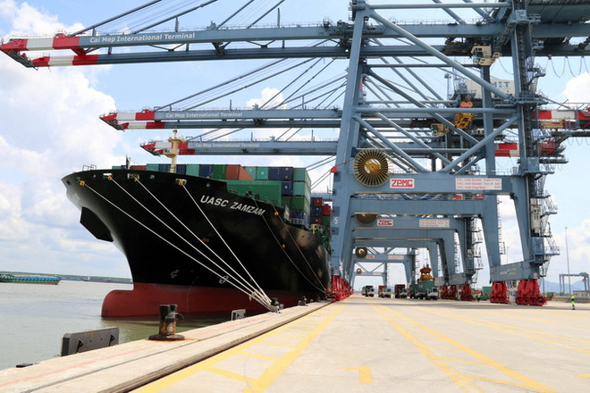 Cảng Sơn Dương đón tàu hàng rời có trọng tải lớn nhất từ trước tới nay ảnh 1
