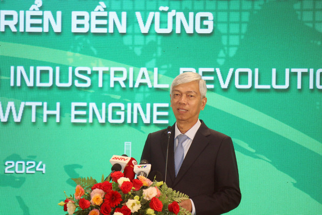 Phó Chủ tịch Ủy ban Nhân dân Thành phố Hồ Chí Minh Võ Văn Hoan phát biểu tại hội thảo. (Ảnh: Tiến Lực/TTXVN) ttxvn_vo_van_hoan.jpg