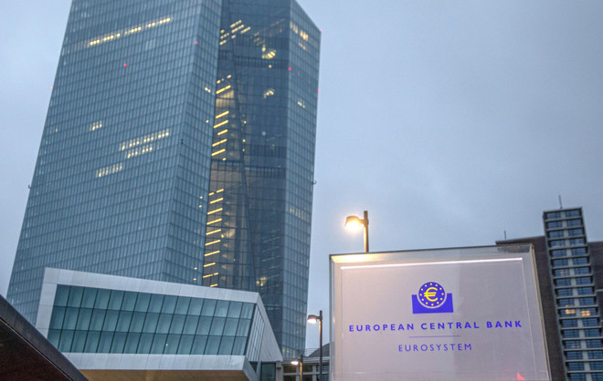 Trụ sở Ngân hàng Trung ương châu Âu ở Frankfurt am Main, Đức. (Ảnh: AFP/TTXVN) ttxvn_ECB_2.jpg