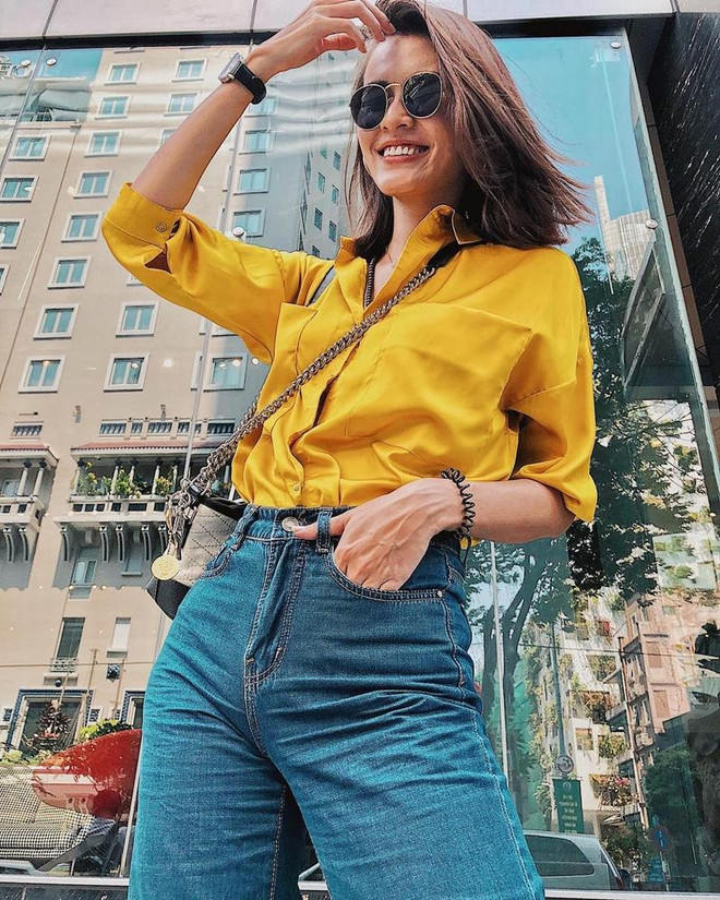 Sao Việt 'phù phép' trang phục đơn giản hóa sang chảnh, sành điệu ảnh 5