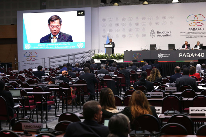 Việt Nam có bài phát biểu quan trọng trong phiên họp hợp tác Nam-Nam ảnh 1