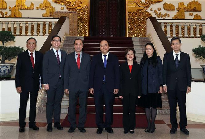 Thủ tướng Nguyễn Xuân Phúc tiếp Đại sứ Singapore chào từ biệt ảnh 1