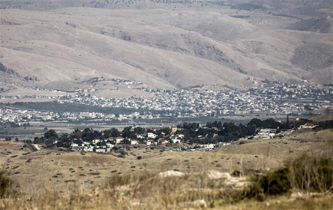 Quang cảnh khu định cư Do thái Mechola tại Thung lũng Jordan ở Bờ Tây, ngày 21/6/2020. (Nguồn: AFP/TTXVN) Nhóm Bộ tứ thảo luận về biện pháp nối lại hòa đàm Trung Đông ảnh 1