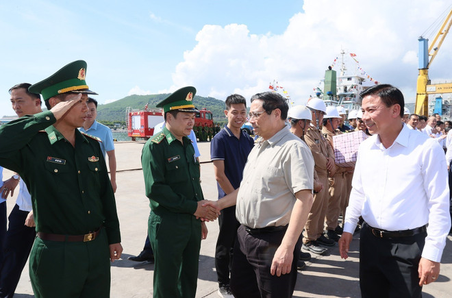 Thủ tướng kiểm tra một số dự án trọng điểm trong Khu kinh tế Nghi Sơn ảnh 3