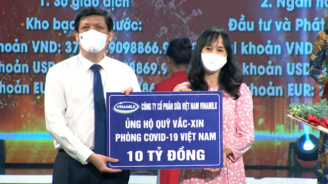 Vinamilk chung tay cùng chính phủ, góp Quỹ vaccine phòng COVID-19 ảnh 1
