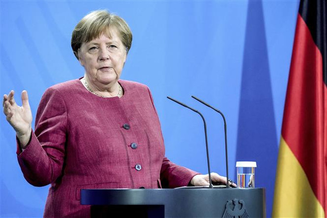 Thủ tướng Đức Angela Merkel. (Nguồn: AFP/TTXVN) Đức muốn NATO đối thoại với Trung Quốc tương tự cách làm với Nga ảnh 1