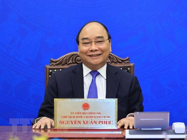 Chủ tịch nước làm việc trực tuyến với Chủ tịch Hội Hữu nghị Hàn-Việt ảnh 1