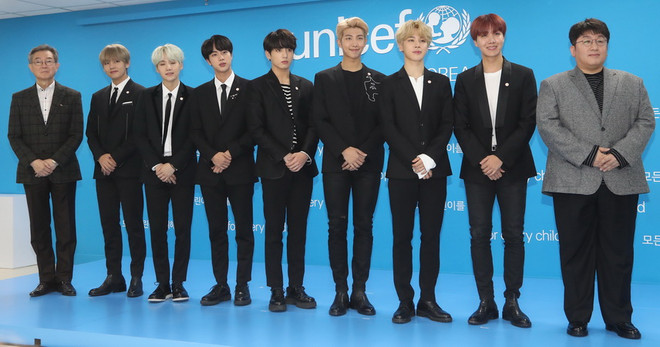 Nhóm nhạc BTS tham gia chiến dịch chống bạo hành trẻ em của UNICEF ảnh 1