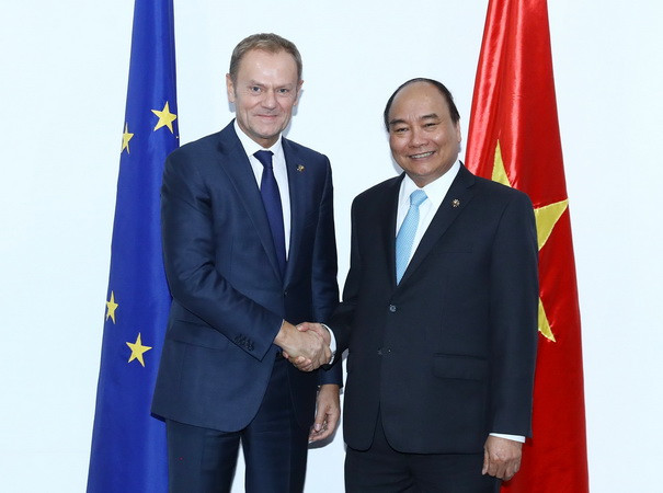 Thủ tướng gặp Tổng Thư ký Liên hợp quốc và Chủ tịch Hội đồng châu Âu ảnh 2