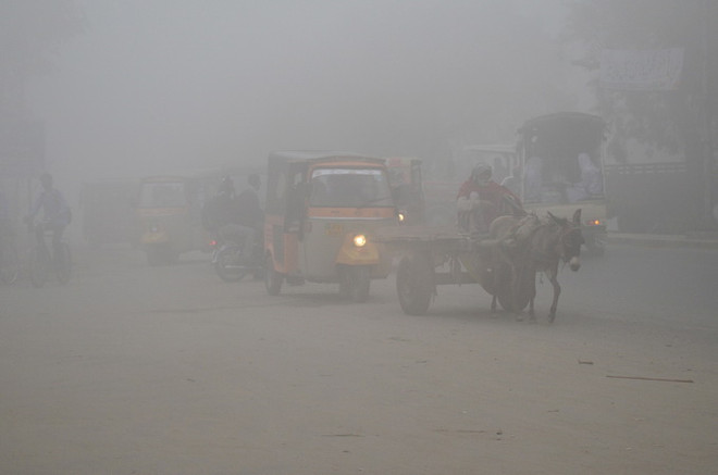Khói mù gây ra nhiều vụ tai nạn giao thông kinh hoàng ở Pakistan ảnh 1