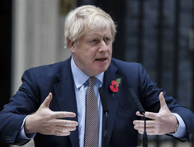 Thủ tướng Anh Boris Johnson. (Nguồn: THX/TTXVN) Những 'vách đá Brexit' mà Anh phải vượt qua trên tiến trình rời EU ảnh 1