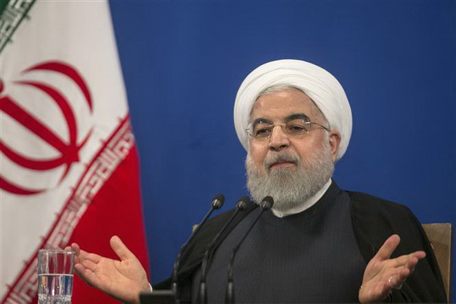 Tổng thống Iran Hassan Rouhani. (Nguồn: THX/TTXVN) Tổng thống Iran: Mỹ chính là nguồn cơn của các vấn đề trong khu vực ảnh 1