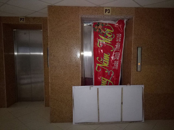 Nghi vấn rơi thang máy chung cư CT2B Thạch Bàn, 1 người mắc kẹt ảnh 1