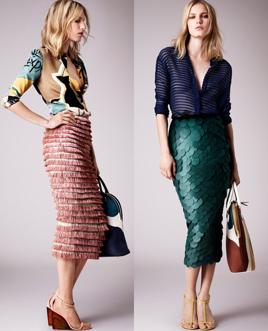 Những áng thơ bay bổng trong Burberry Prorsum Resort 2015 ảnh 3