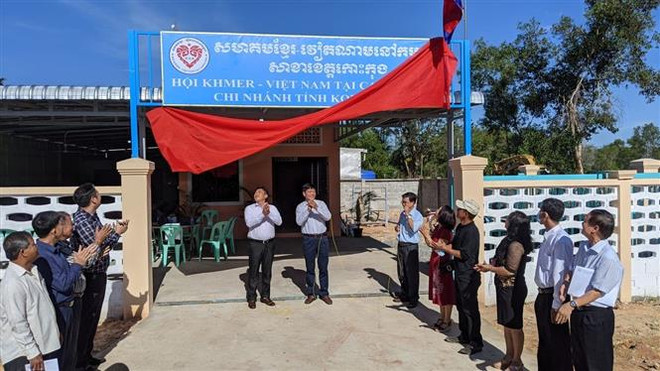 Khánh thành nhà sinh hoạt cộng đồng Hội Khmer-Việt Nam tỉnh Koh Kong ảnh 1