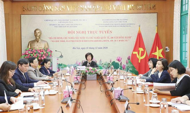 Việt Nam và Nga tổ chức hội nghị trực tuyến về Chủ tịch Hồ Chí Minh ảnh 1