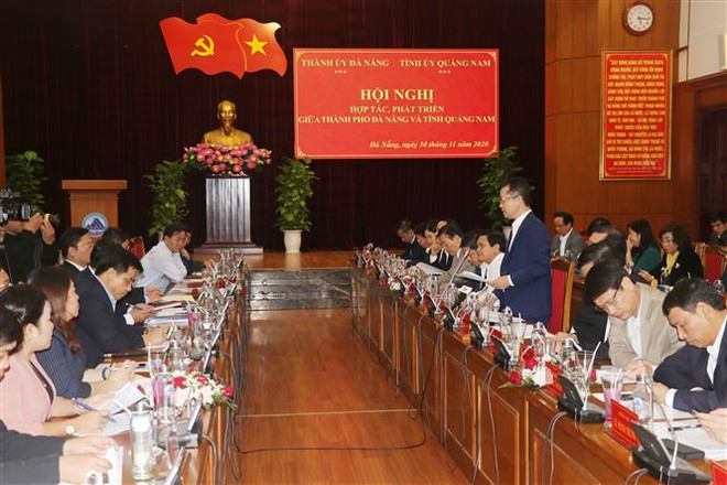 Đà Nẵng và Quảng Nam bàn giải pháp đẩy nhanh tiến độ nhiều dự án lớn ảnh 1