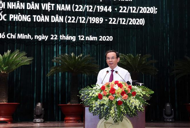 Thành phố Hồ Chí Minh gặp mặt cán bộ cao cấp Quân đội nghỉ hưu ảnh 1