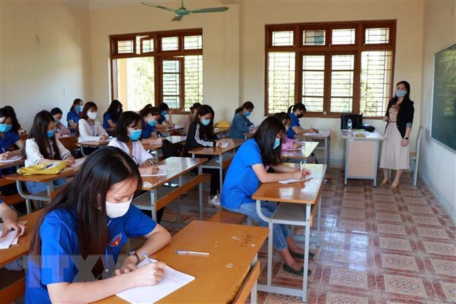 (Ảnh minh họa: Hữu Quyết/TTXVN) Hơn 4.500 thí sinh bước vào kỳ thi chọn học sinh giỏi quốc gia 2020 ảnh 1