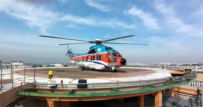 Đưa vào sử dụng sân bay trực thăng Bệnh viện Quân y 175 tại TP.HCM ảnh 1