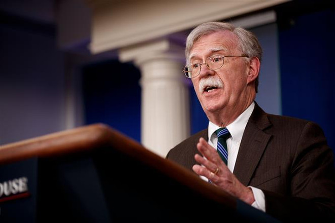 Cố vấn An ninh quốc gia Mỹ John Bolton. (Nguồn: THX/TTXVN) Cố vấn an ninh Mỹ bị cách chức có thể tác động đến đàm phán Triều Tiên ảnh 1