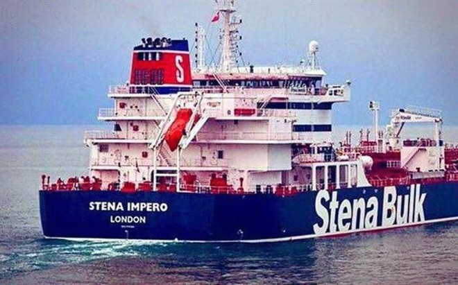 Tàu chở dầu Stena Impero đã neo đậu ở một cảng của UAE ảnh 1