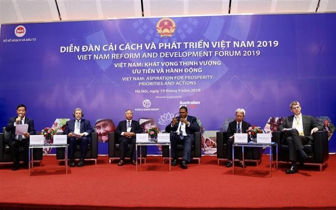 Quang cảnh diễn đàn. (Ảnh: Trần Việt/TTXVN) VRDF 2019: Việt Nam lựa chọn đúng để đạt mục tiêu và khát vọng ảnh 1