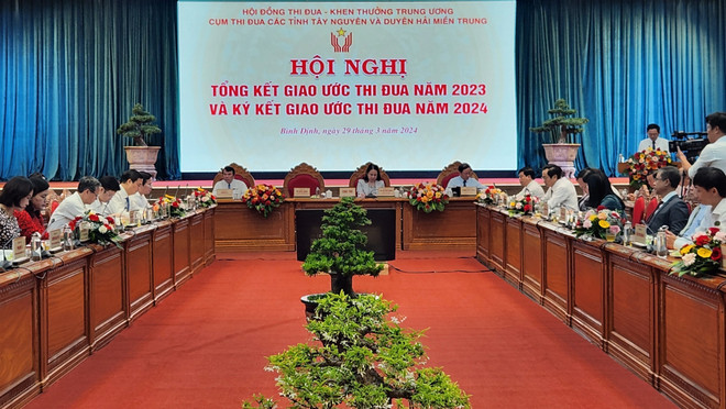 Quang cảnh buổi Hội nghị. (Ảnh: Sỹ Thắng/TTXVN) ttxvn_vo_thi_anh_xuan_2.jpg