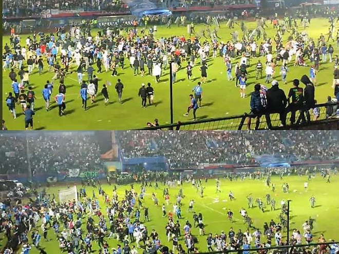 127 cổ động viên thiệt mạng trong một trận đấu bóng đá ở Indonesia ảnh 1