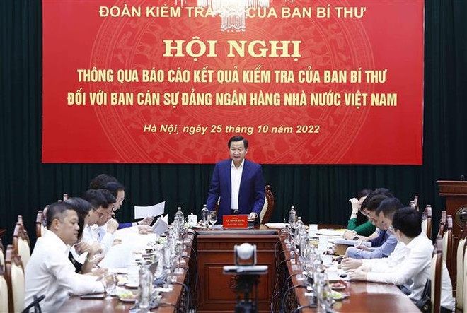 Kết quả kiểm tra của Ban Bí thư với Ban cán sự Đảng Ngân hàng Nhà nước ảnh 1