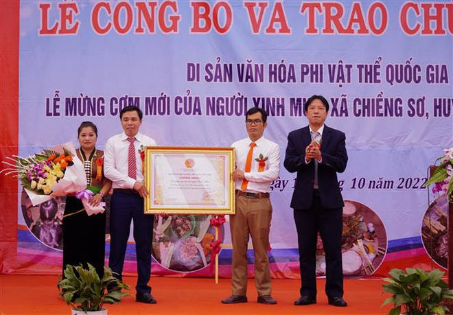 Lễ mừng cơm mới ở Điện Biên là Di sản Văn hóa Phi vật thể Quốc gia ảnh 1