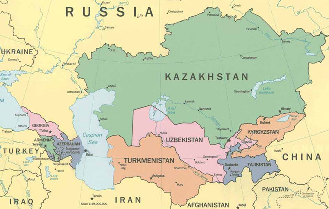 (Nguồn: allcountries.org) Xung đột với phương Tây, Nga tự đánh mất ảnh hưởng tại Trung Á ảnh 1