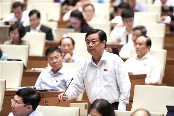 Tiến hành chất vấn về lĩnh vực nông nghiệp và phát triển nông thôn ảnh 1