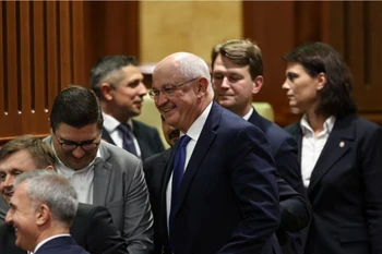 Thủ tướng mới được bổ nhiệm của Moldova, Alexandru Munteanu, ngày 31/10/2025. (Ảnh: REUTERS)