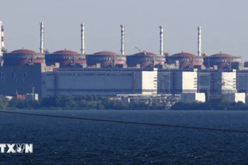 Nhà máy điện hạt nhân Zaporizhzhia. (Ảnh: Kyodo/TTXVN)