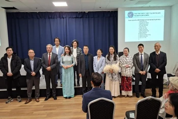 Ban Chấp hành mới của Hội. (Ảnh: Vietnam+)