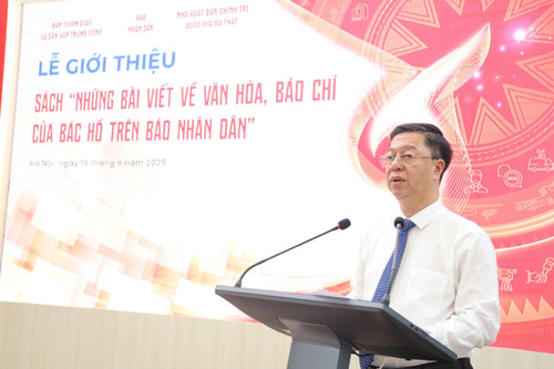 Ông Vũ Trọng Lâm, Giám đốc, Tổng Biên tập Nhà xuất bản Chính trị Quốc gia Sự thật. (Ảnh: PV/Vietnam+) vutronglam.jpg