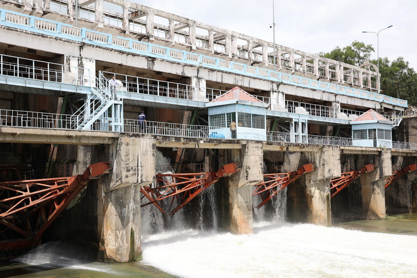 Hồ Dầu Tiếng. (Ảnh: Thanh Tân/TTXVN)