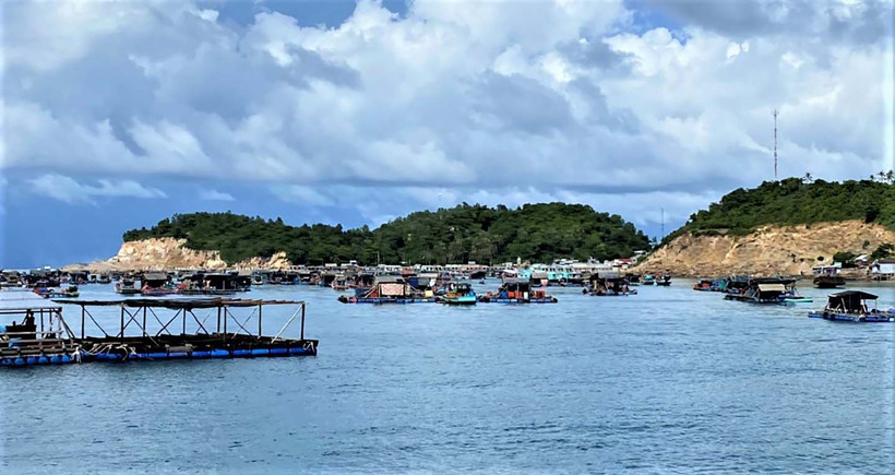 Một góc xã Nam Du, huyện Kiên Hải, tỉnh Kiên Giang. (Nguồn: Trang thông tin điện tử Văn phòng UBND tỉnh Kiên Giang)