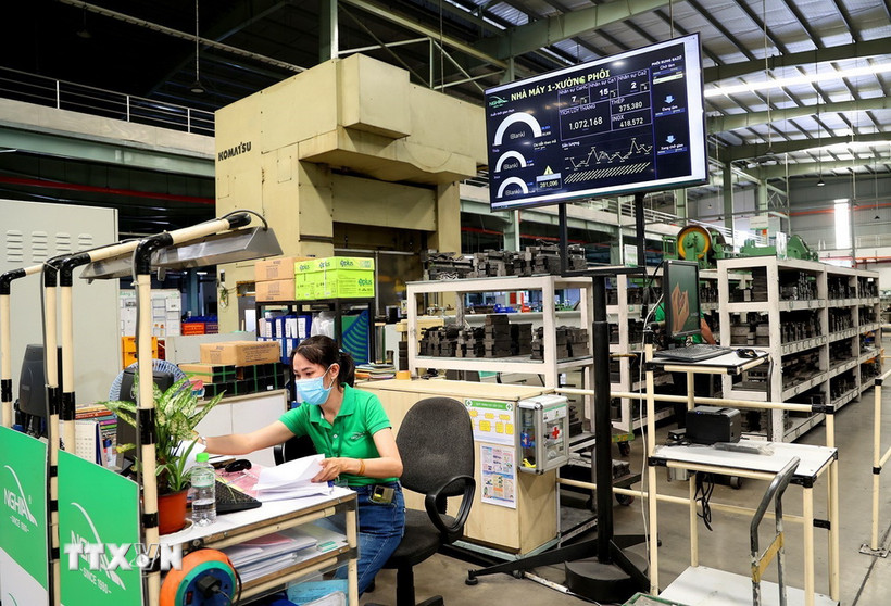 Sản xuất công nghiệp ở Thành phố Hồ Chí Minh. (Nguồn: TTXVN)