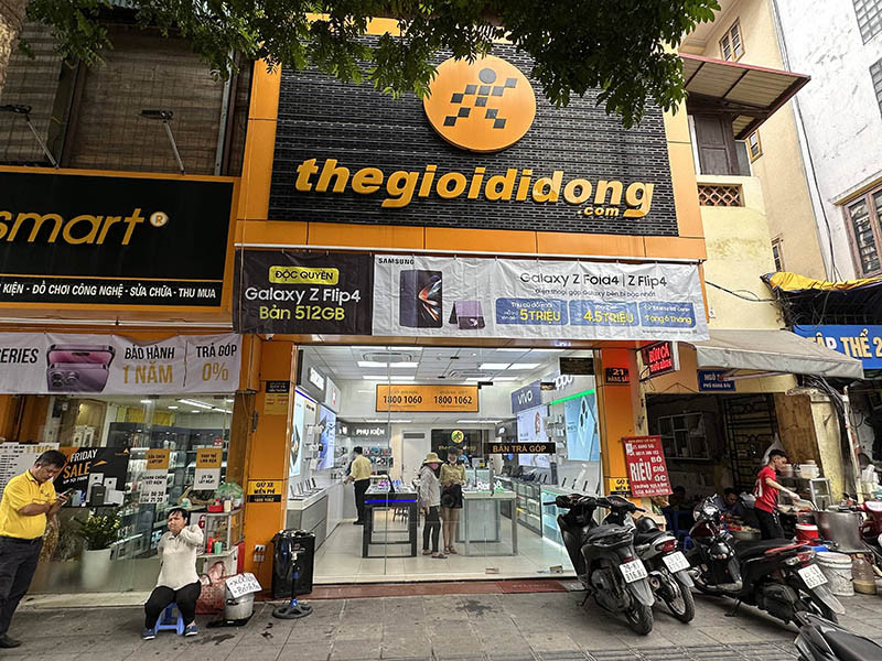 Cửa hàng Thế giới Di động số 21D Hàng Bài.