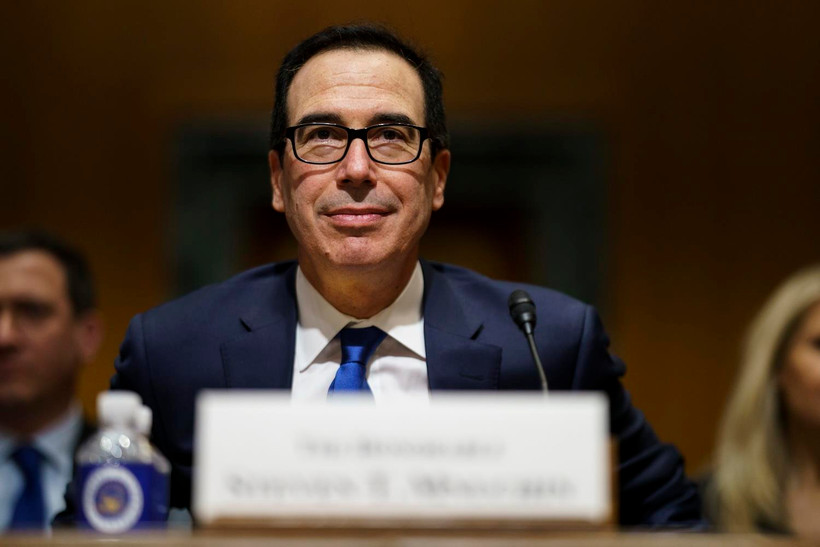 Bộ trưởng Tài chính Mỹ Steven Mnuchin. (Ảnh: THX/TTXVN)