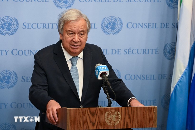 Tổng thư ký Liên hợp quốc Antonio Guterres. (Nguồn: TTXVN)