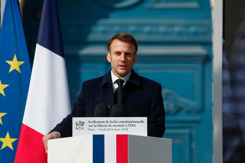  Tổng thống Pháp Emmanuel Macron. (Ảnh: AFP/TTXVN)