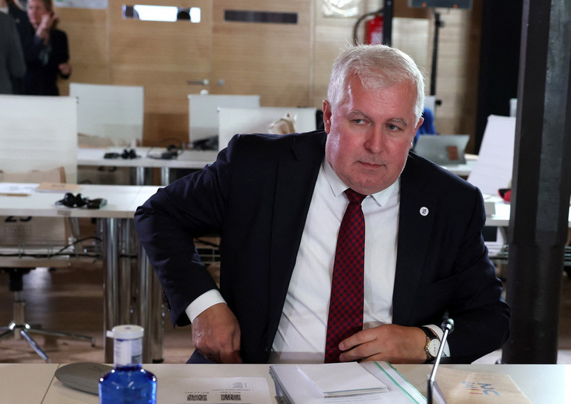 Bộ trưởng Quốc phòng Litva Arvydas Anušauskas. (Nguồn: AFP)