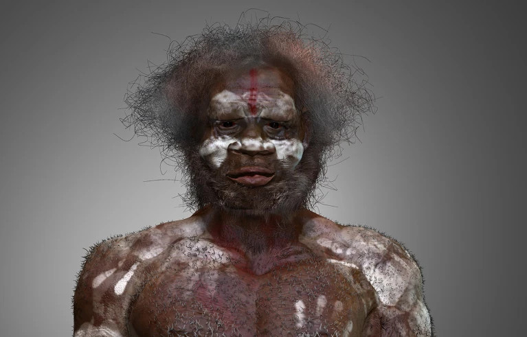 Hình minh họa một người đàn ông Denisova. (Nguồn: The Nature)