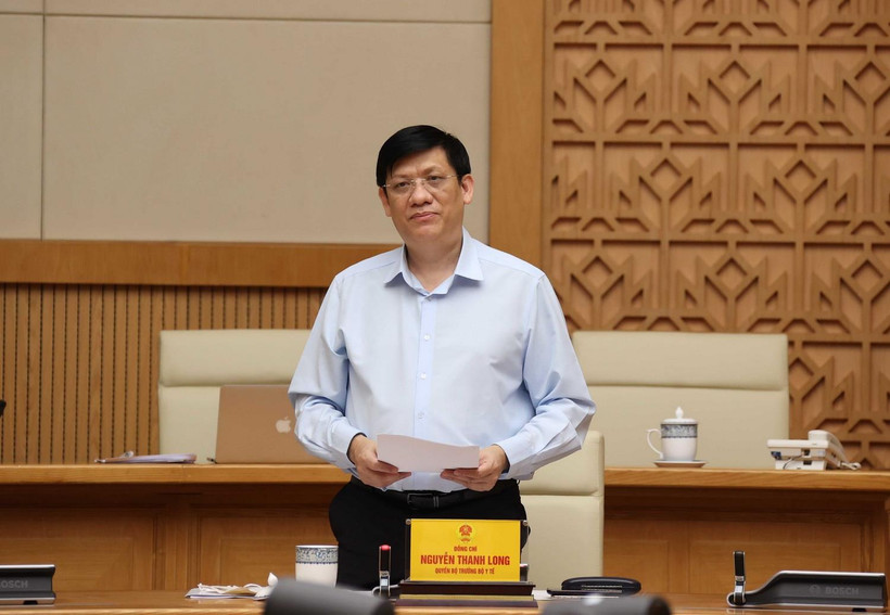 Quyền Bộ trưởng Bộ Y tế Nguyễn Thanh Long là một trong những thành viên của Ban Chỉ đạo Quốc gia phòng, chống dịch COVID-19. (Ảnh: Thống Nhất/TTXVN)