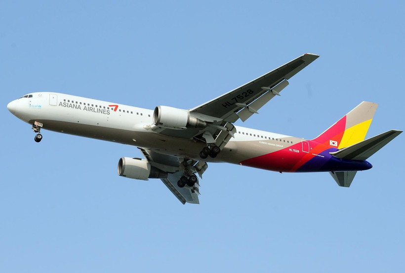 Máy bay của Hãng hàng không Asiana Airlines tại sân bay quốc tế Incheon, Hàn Quốc. (Ảnh: AFP/TTXVN)