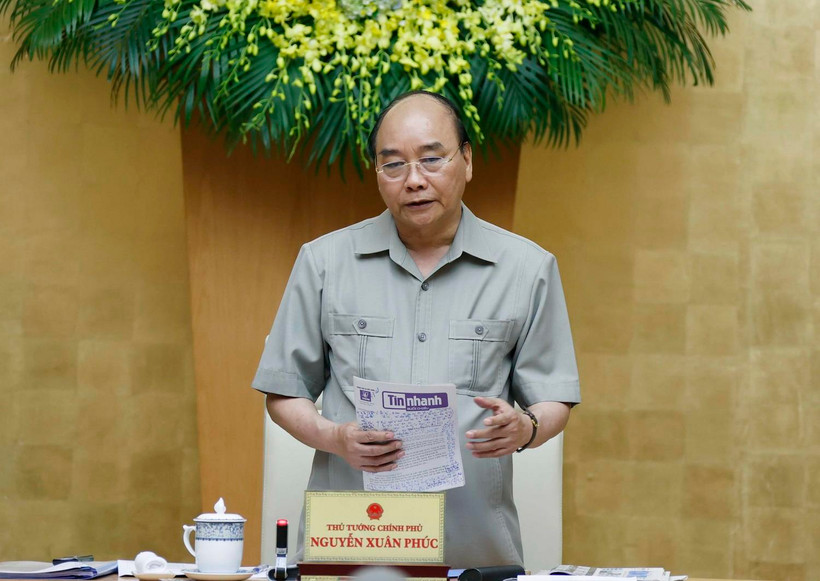 Thủ tướng Nguyễn Xuân Phúc phát biểu. (Ảnh: Thống Nhất/TTXVN)