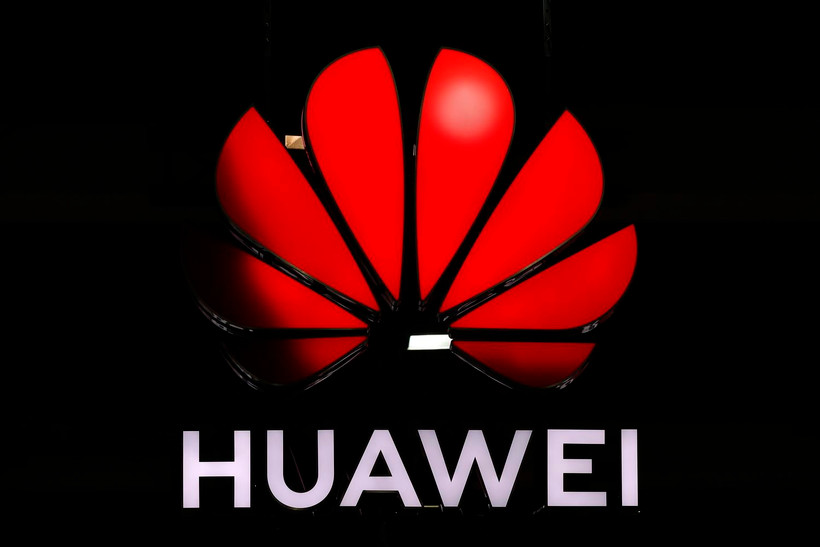 Biểu tượng Huawei. (Ảnh: AFP/TTXVN)
